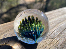 Load image into Gallery viewer, Xenomorph Implosion Flower Marble 1.42 Inch Glass Art Handmade Marble